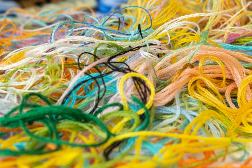 Fils colorés