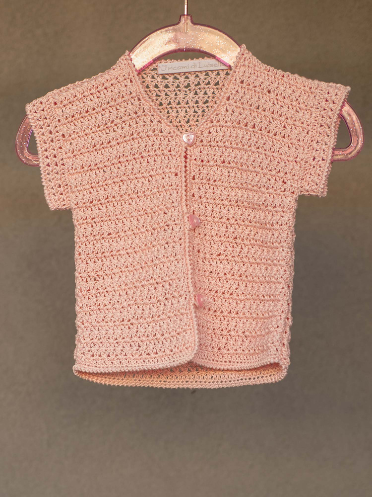 Pull bébé au crochet