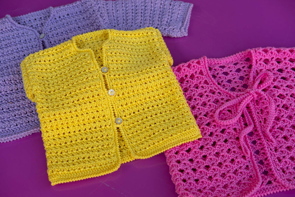 Pull bébé au crochet