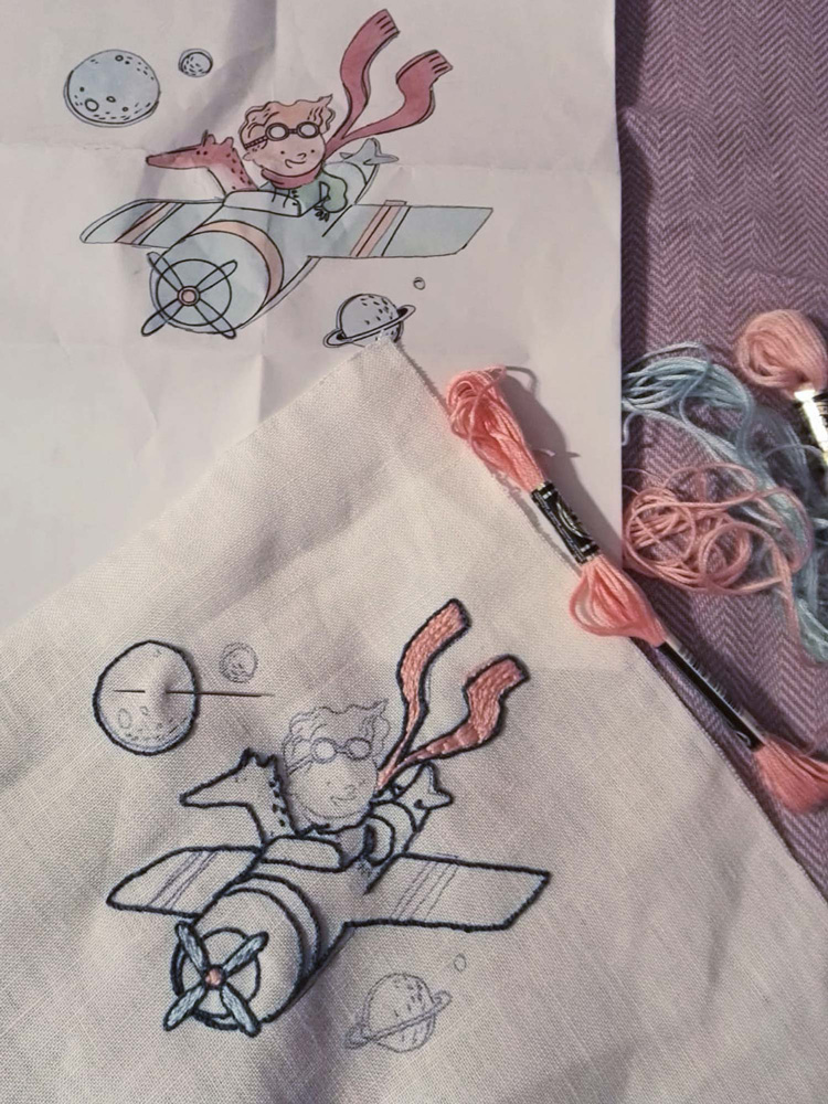 Dal disegno al ricamo