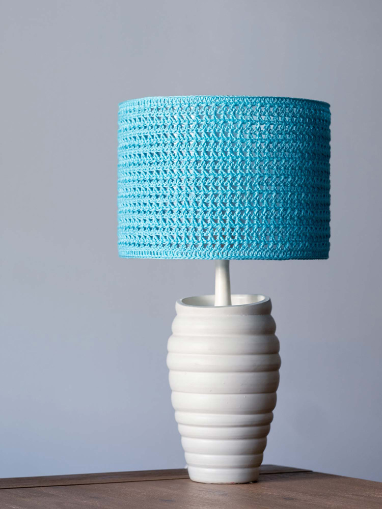 Abat-jour au crochet