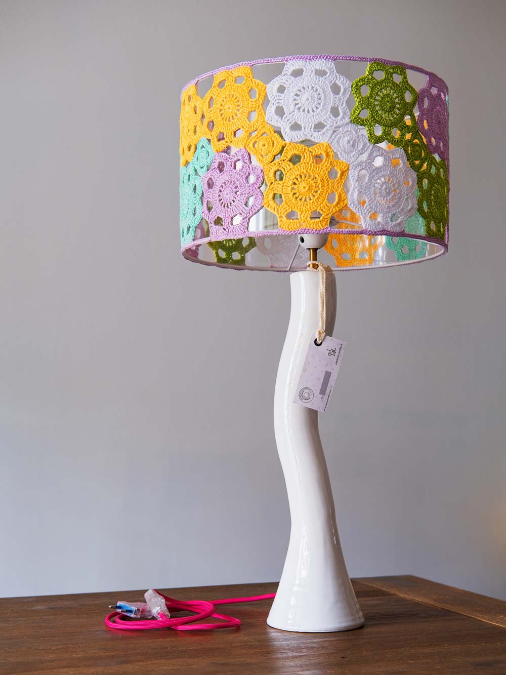 Abat-jour au crochet