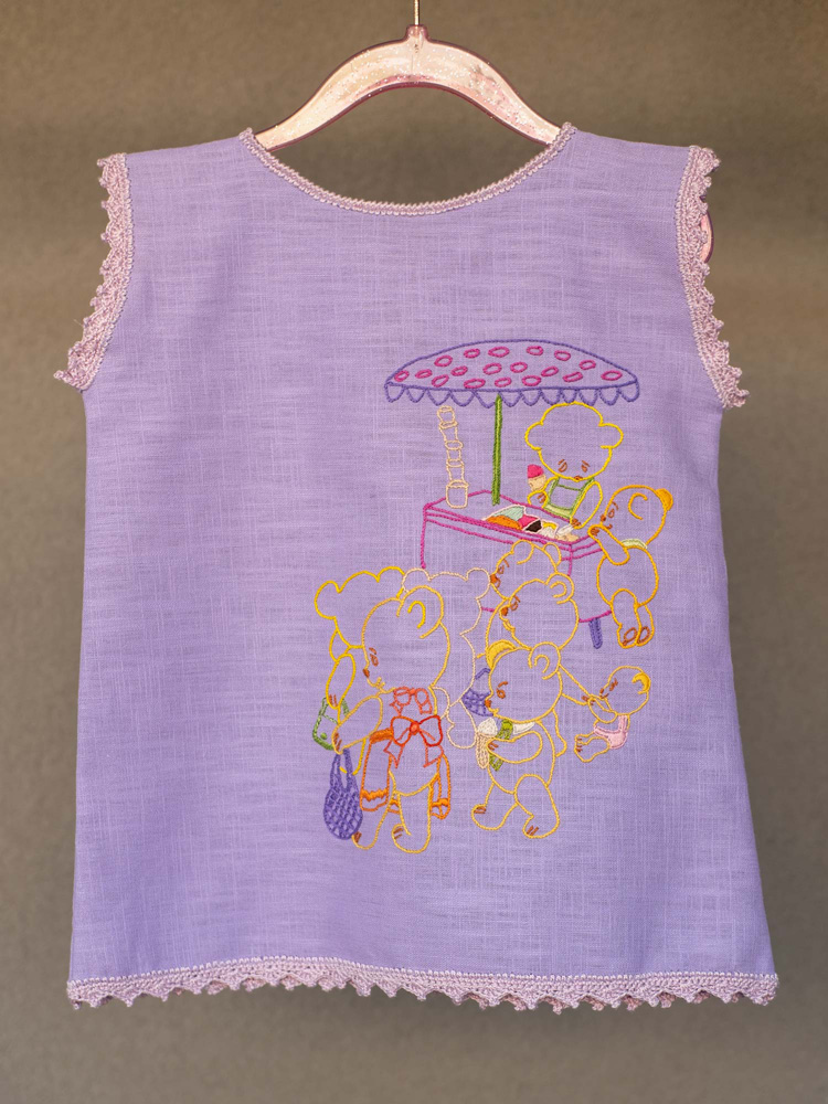 T-shirt bébé brodé